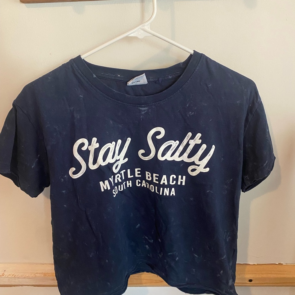 Stay Salty Navy Blue T-Shirt